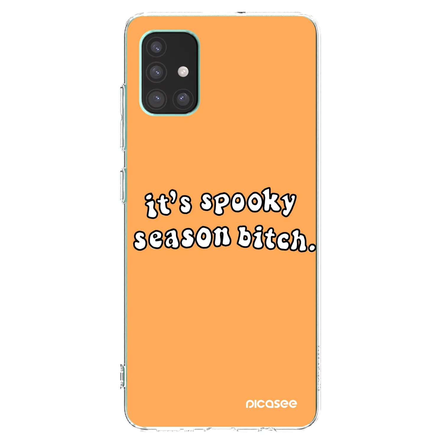 Picasee silikonski prozorni ovitek za Samsung Galaxy M51 M515F - Spooky season