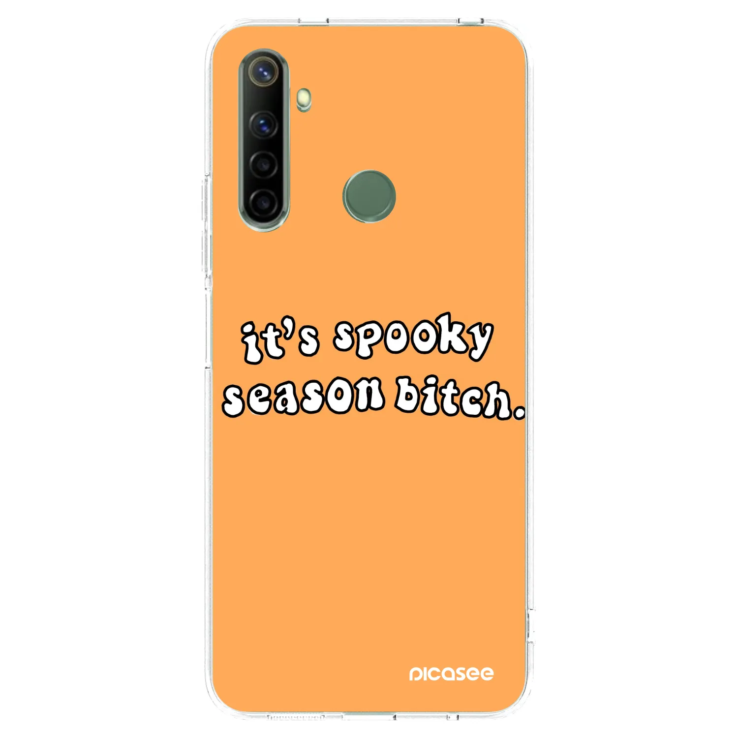 Picasee silikonski prozorni ovitek za Realme 6i - Spooky season