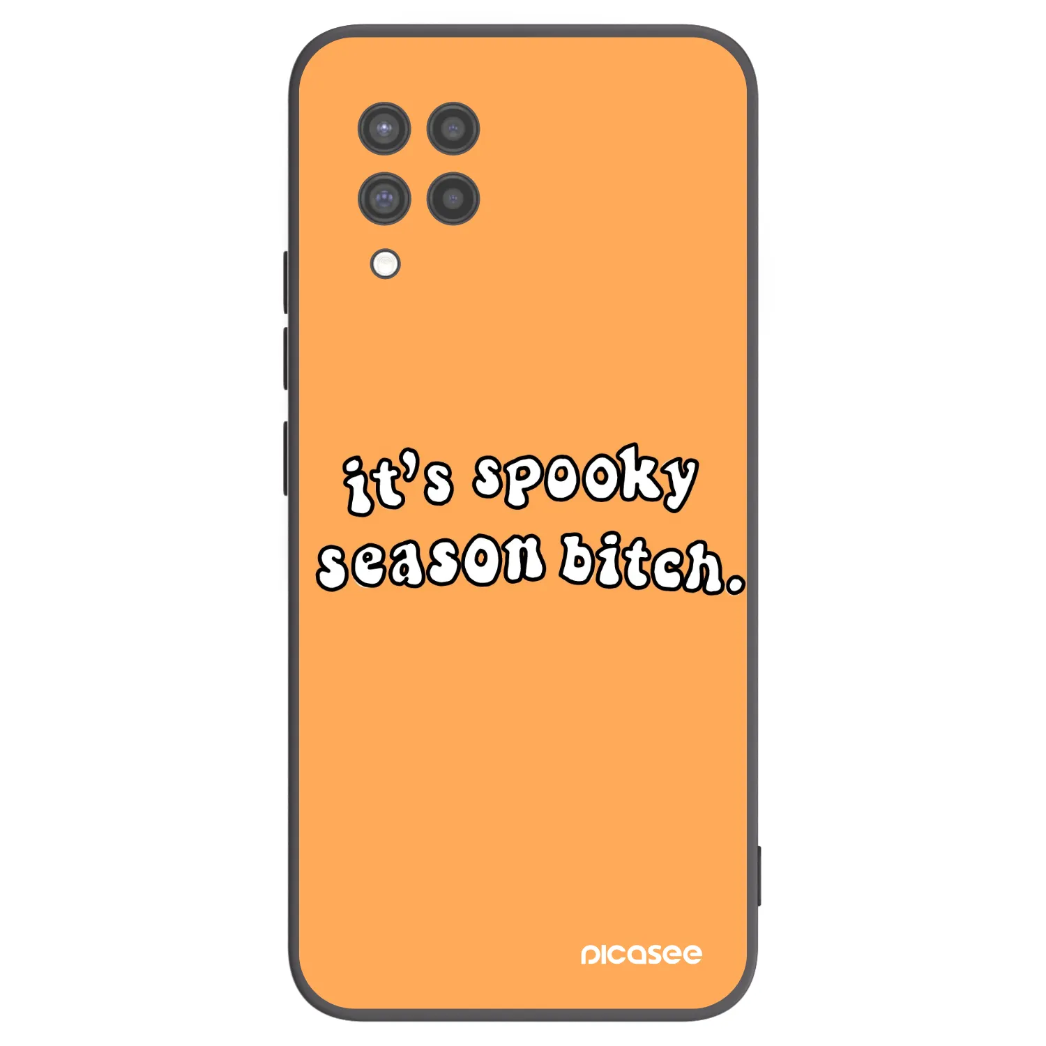 Picasee silikonski črni ovitek za Samsung Galaxy A42 A426B - Spooky season