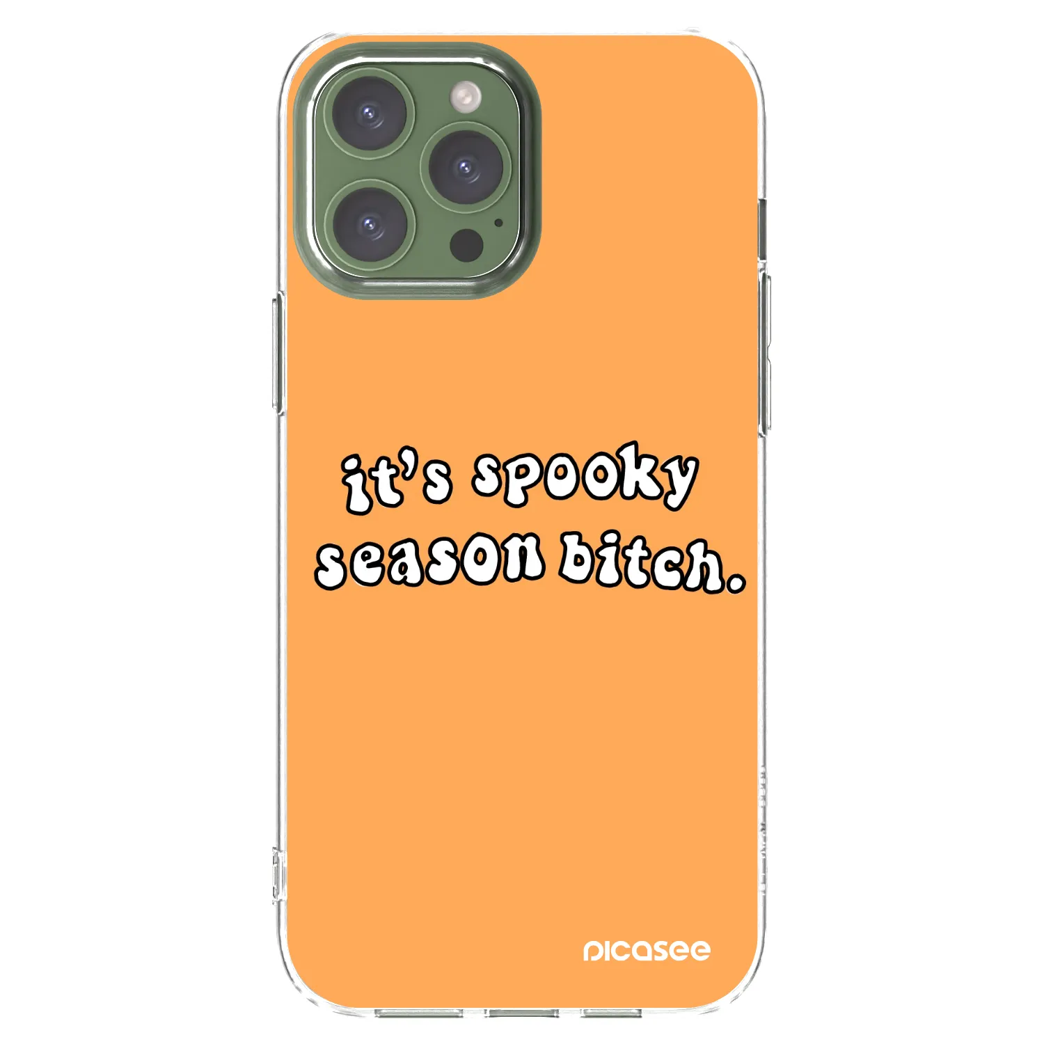 Picasee silikonski prozorni ovitek za Apple iPhone 13 Pro Max - Spooky season