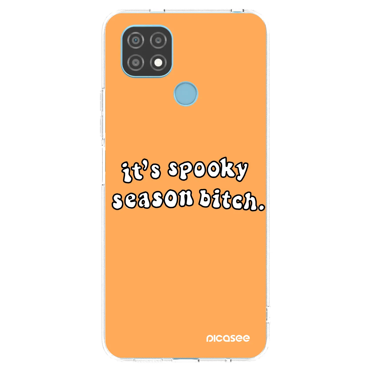 Picasee silikonski prozorni ovitek za Realme C21 - Spooky season
