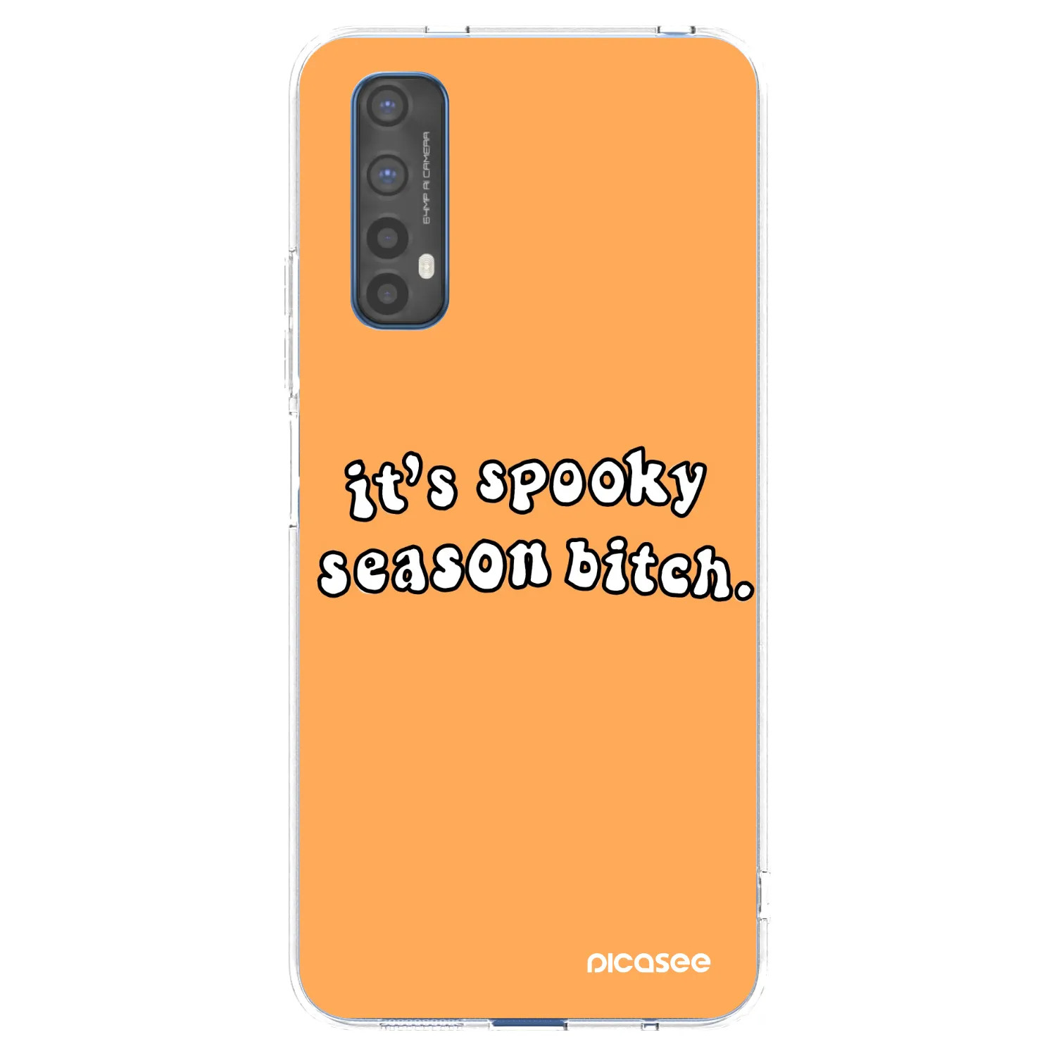 Picasee silikonski prozorni ovitek za Realme 7 - Spooky season