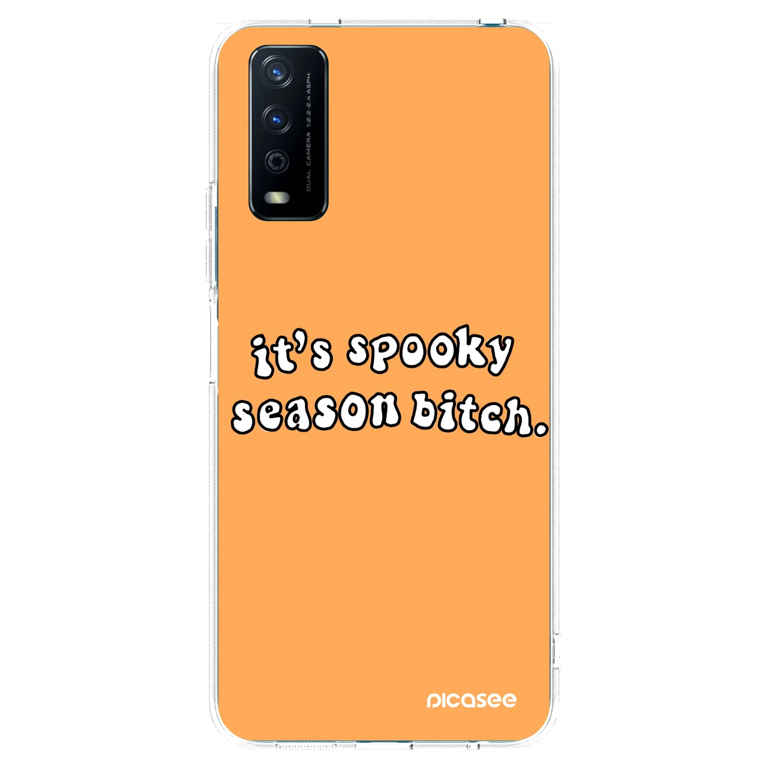 Picasee silikonski prozorni ovitek za Vivo Y11s - Spooky season