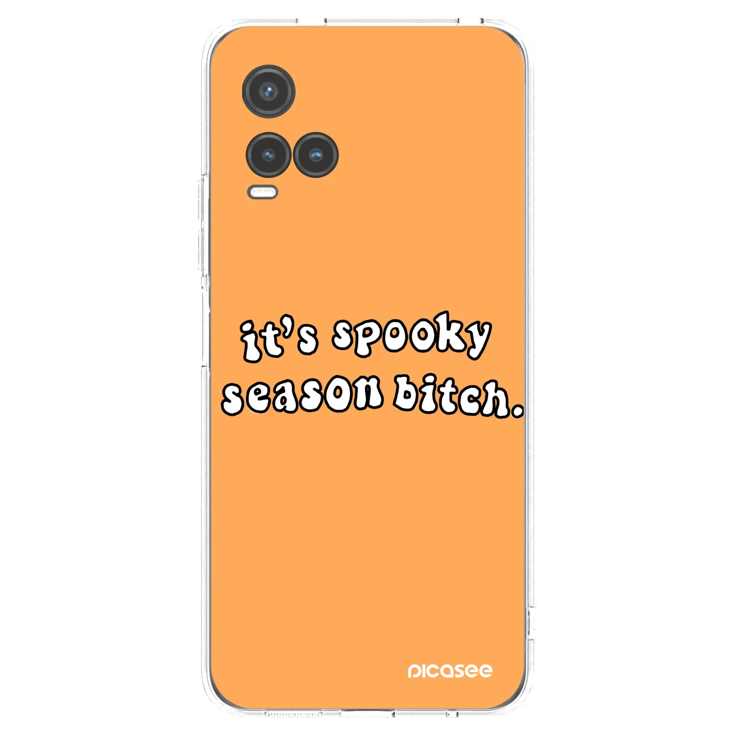 Picasee silikonski prozorni ovitek za Vivo Y33s - Spooky season