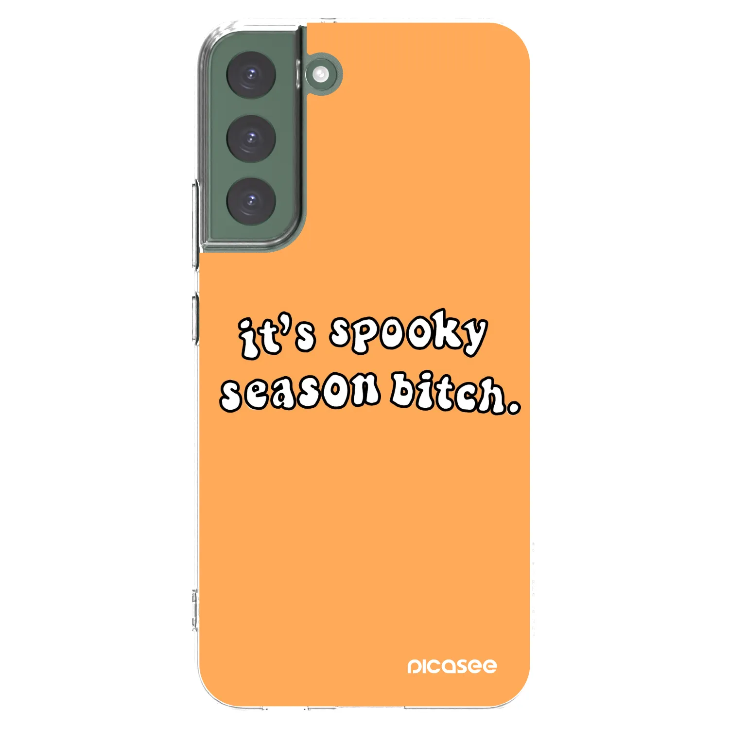 Picasee silikonski prozorni ovitek za Samsung Galaxy S22+ 5G - Spooky season