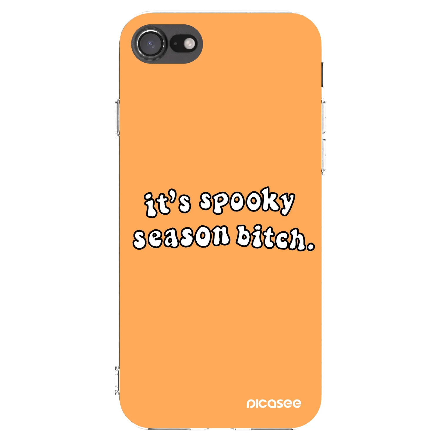 Picasee silikonski prozorni ovitek za Apple iPhone SE 2022 - Spooky season