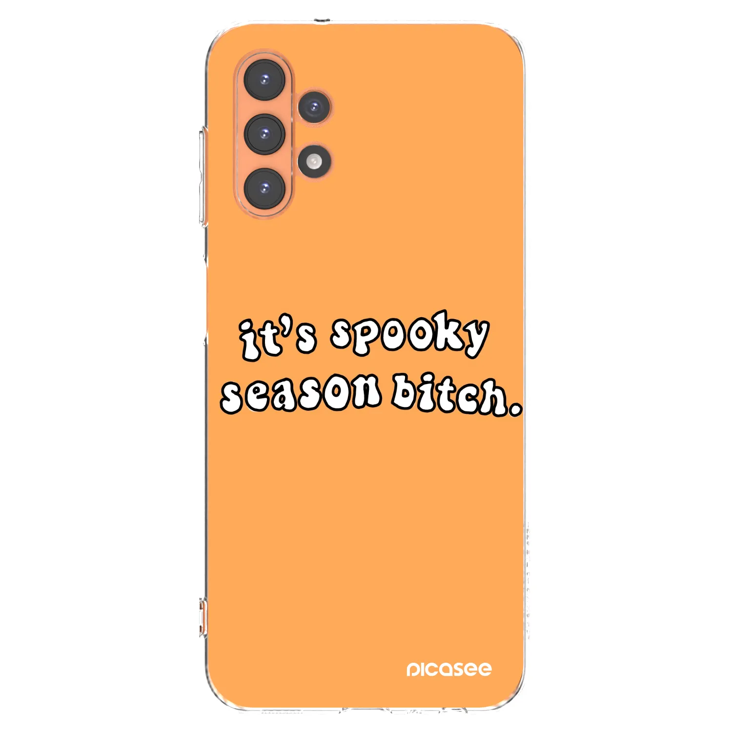 Picasee silikonski prozorni ovitek za Samsung Galaxy A13 4G A135 - Spooky season