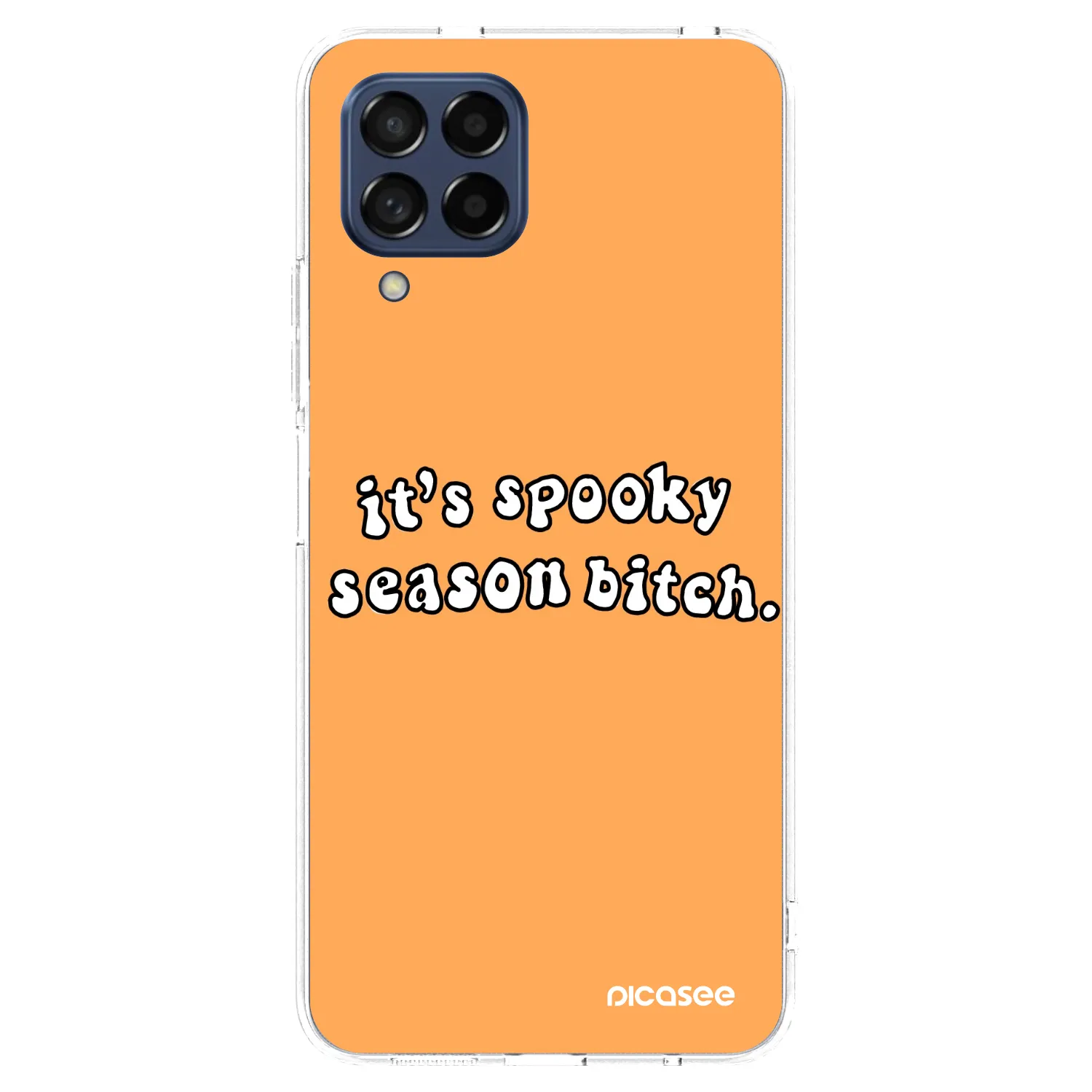 Picasee silikonski prozorni ovitek za Samsung Galaxy M53 5G - Spooky season