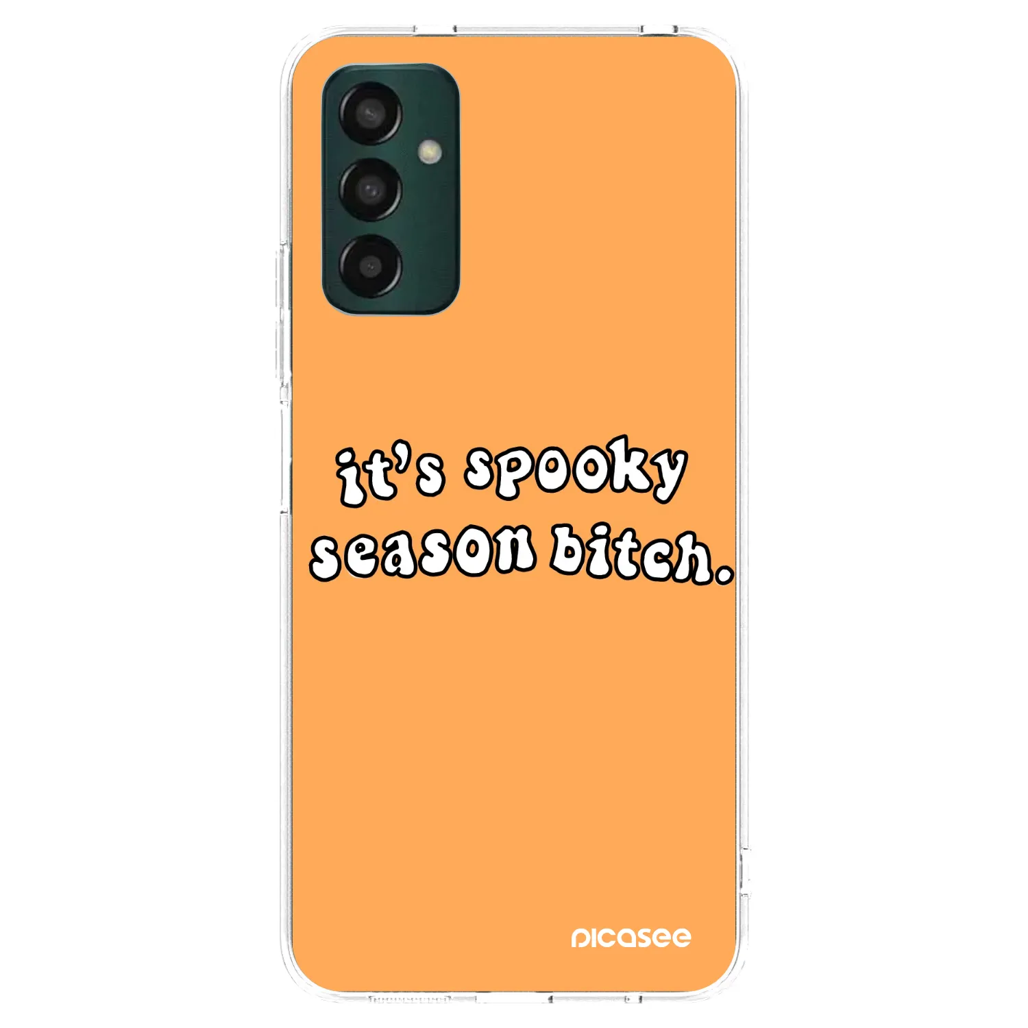 Picasee silikonski prozorni ovitek za Samsung Galaxy M13 M135F - Spooky season