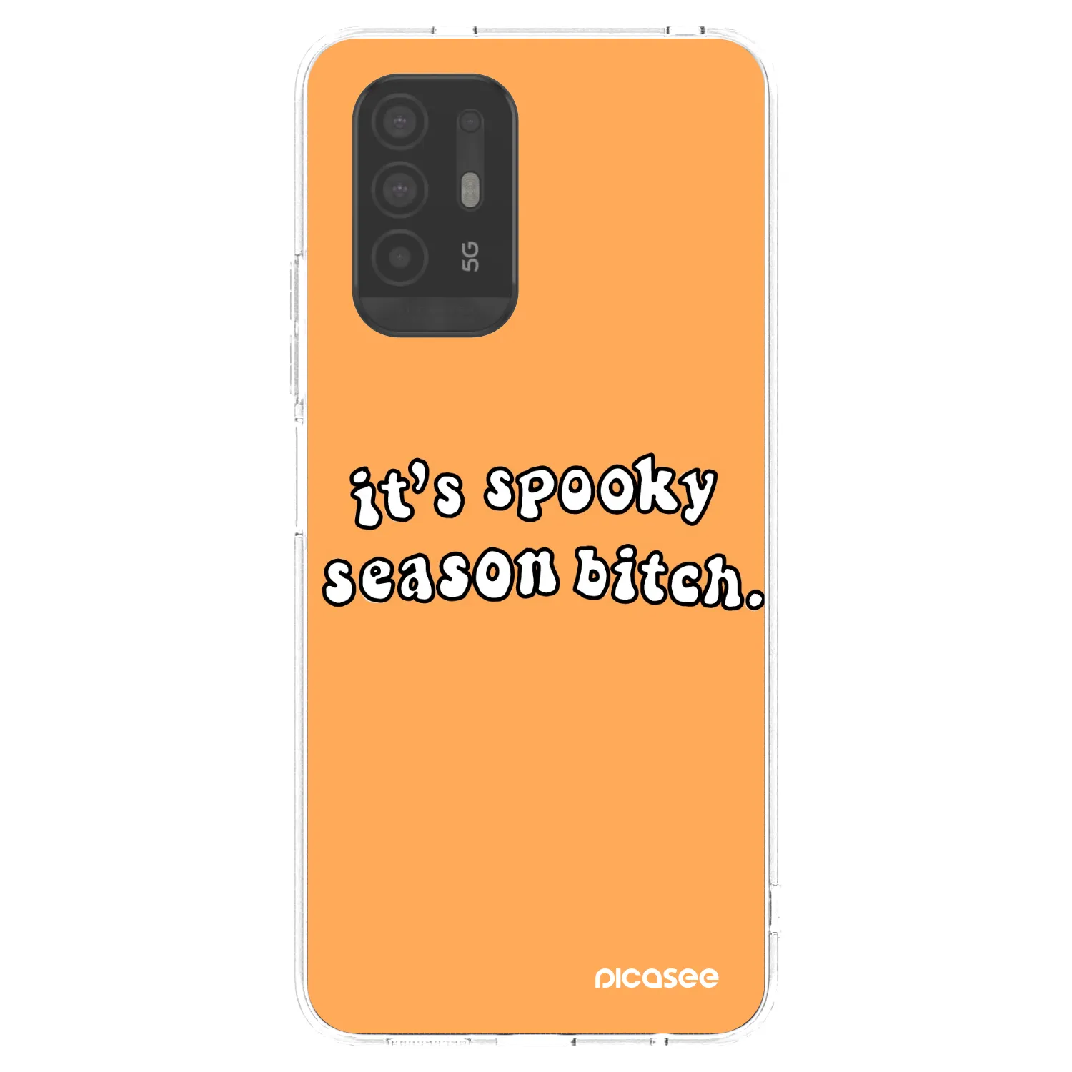 Picasee silikonski prozorni ovitek za OPPO A94 5G - Spooky season