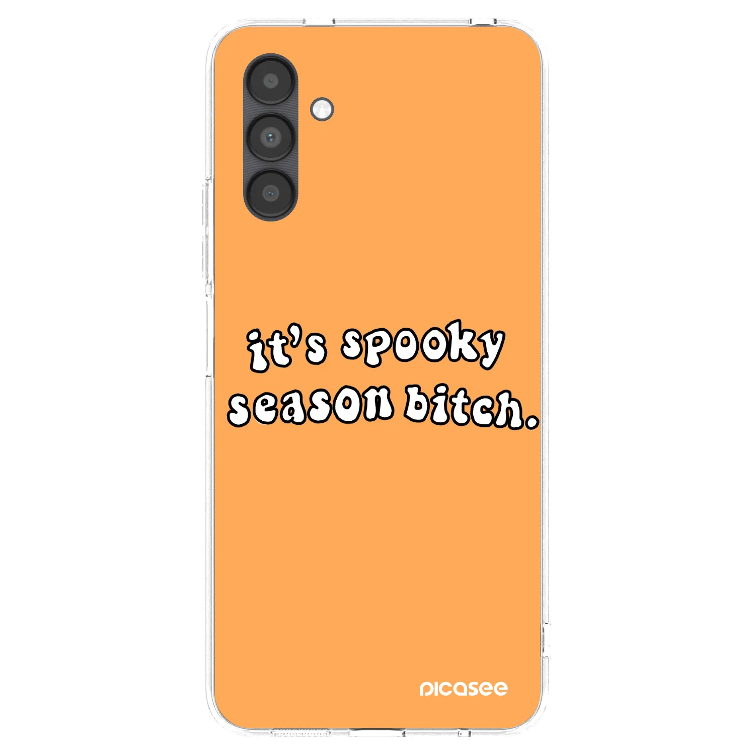 Picasee silikonski prozorni ovitek za Samsung Galaxy A04s A047F - Spooky season