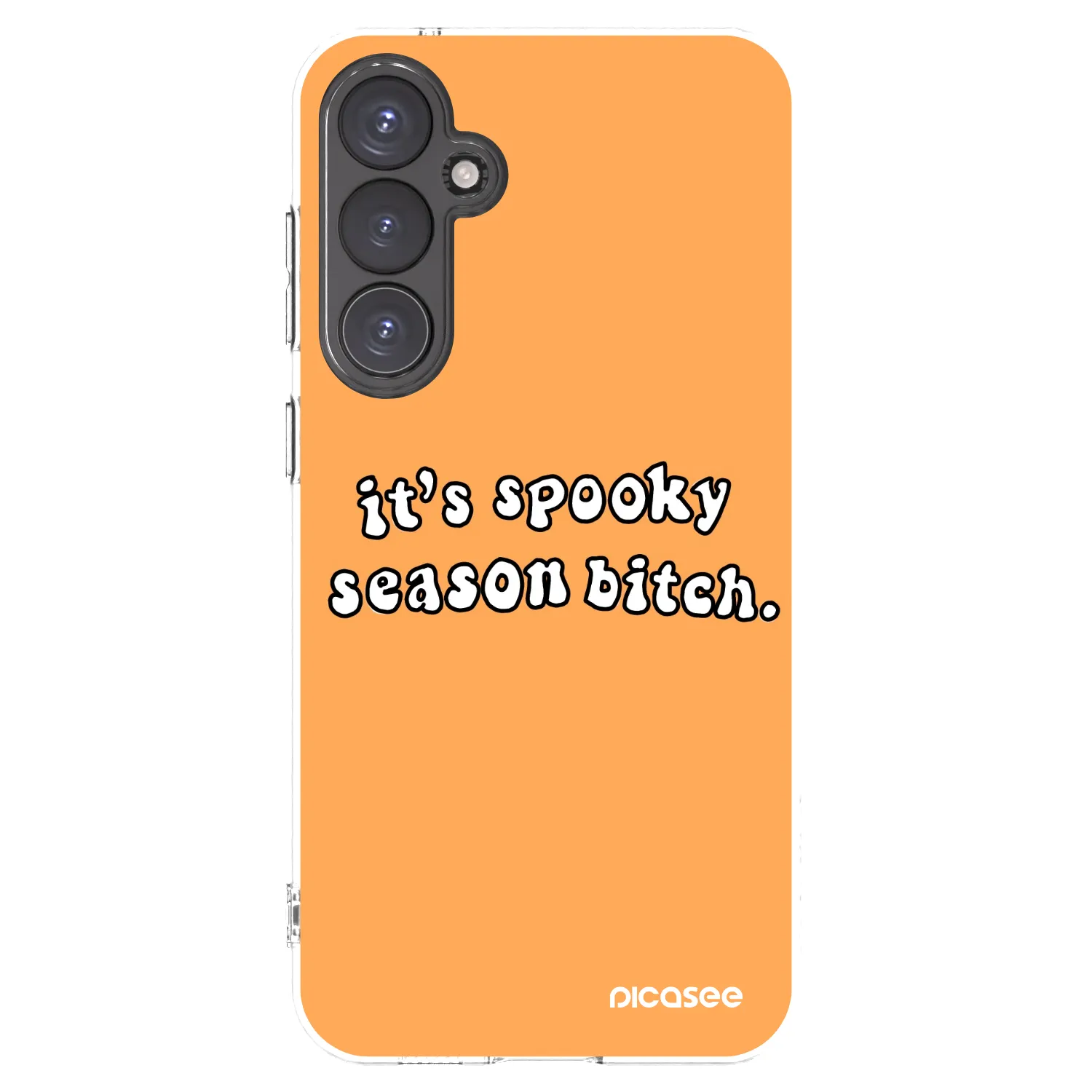 Picasee silikonski prozorni ovitek za Samsung Galaxy S23 FE S711B - Spooky season