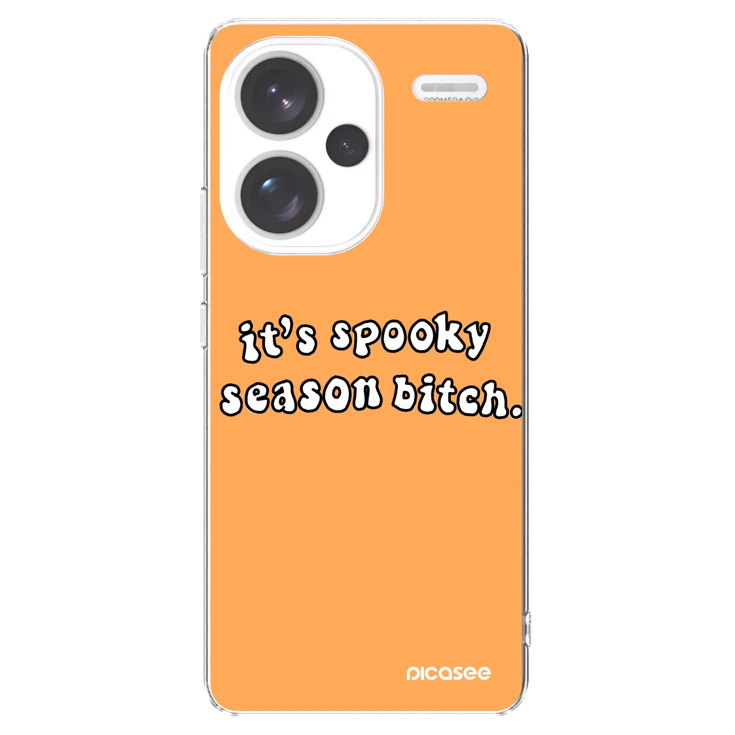 Picasee silikonski prozorni ovitek za Xiaomi Redmi Note 13 Pro+ 5G - Spooky season