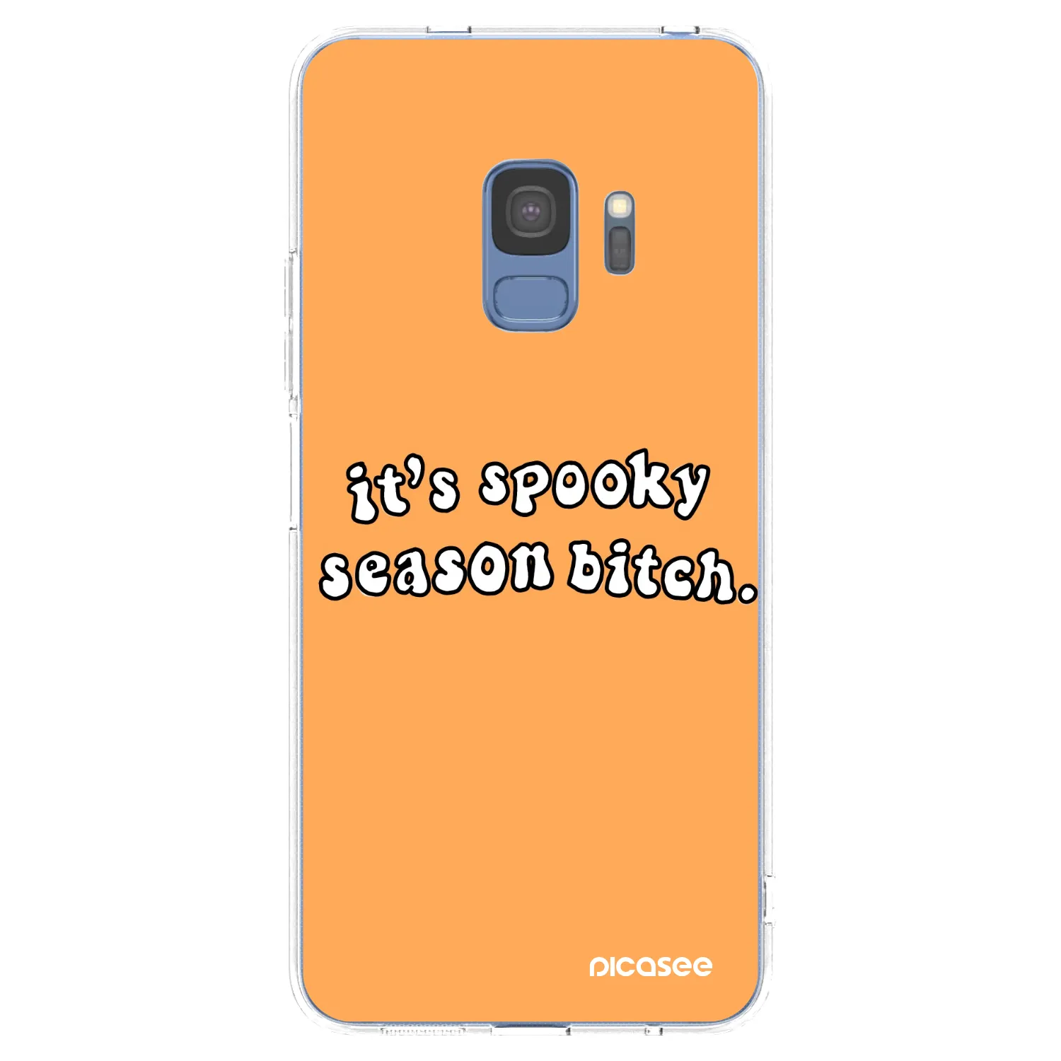 Picasee silikonski prozorni ovitek za Samsung Galaxy S9 G960F - Spooky season