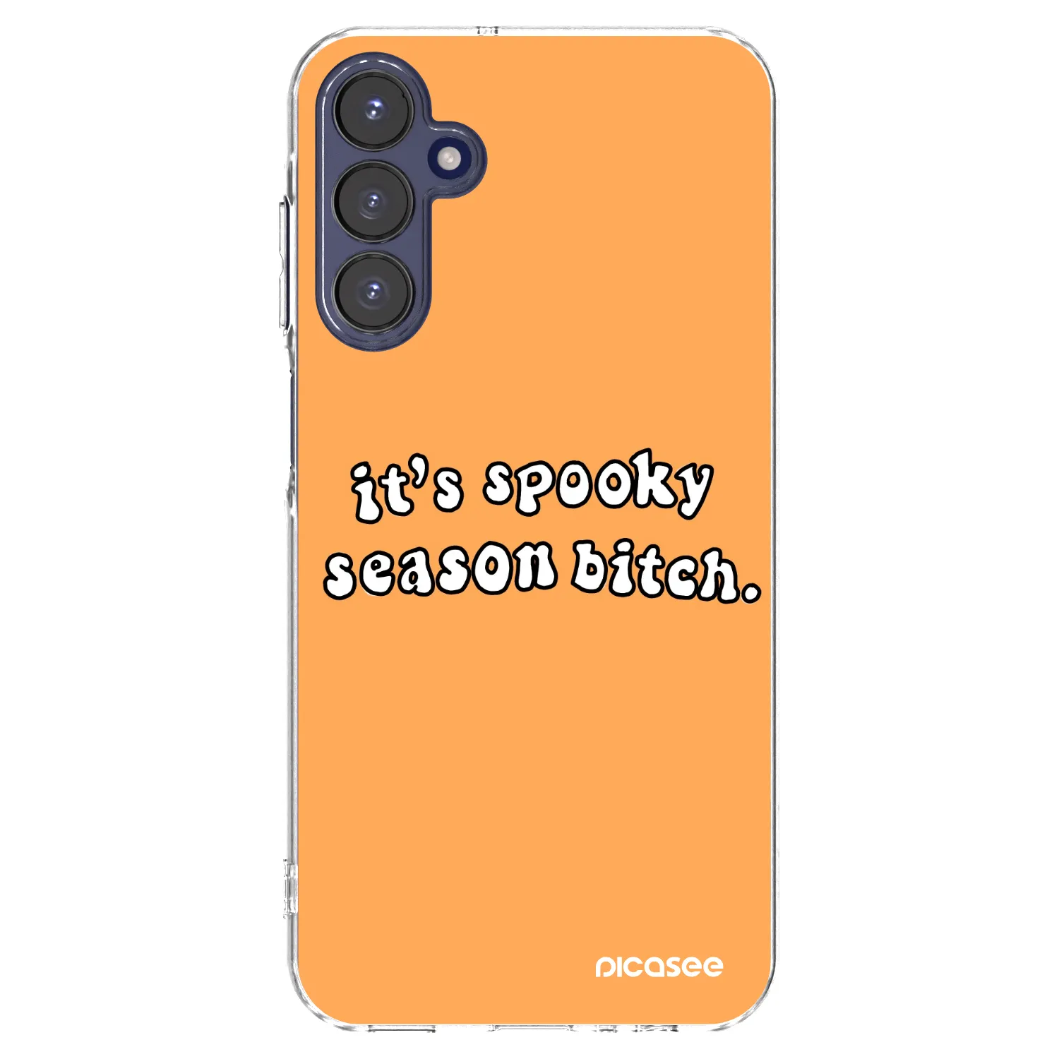 Picasee silikonski prozorni ovitek za Samsung Galaxy A15 A155F 4G - Spooky season