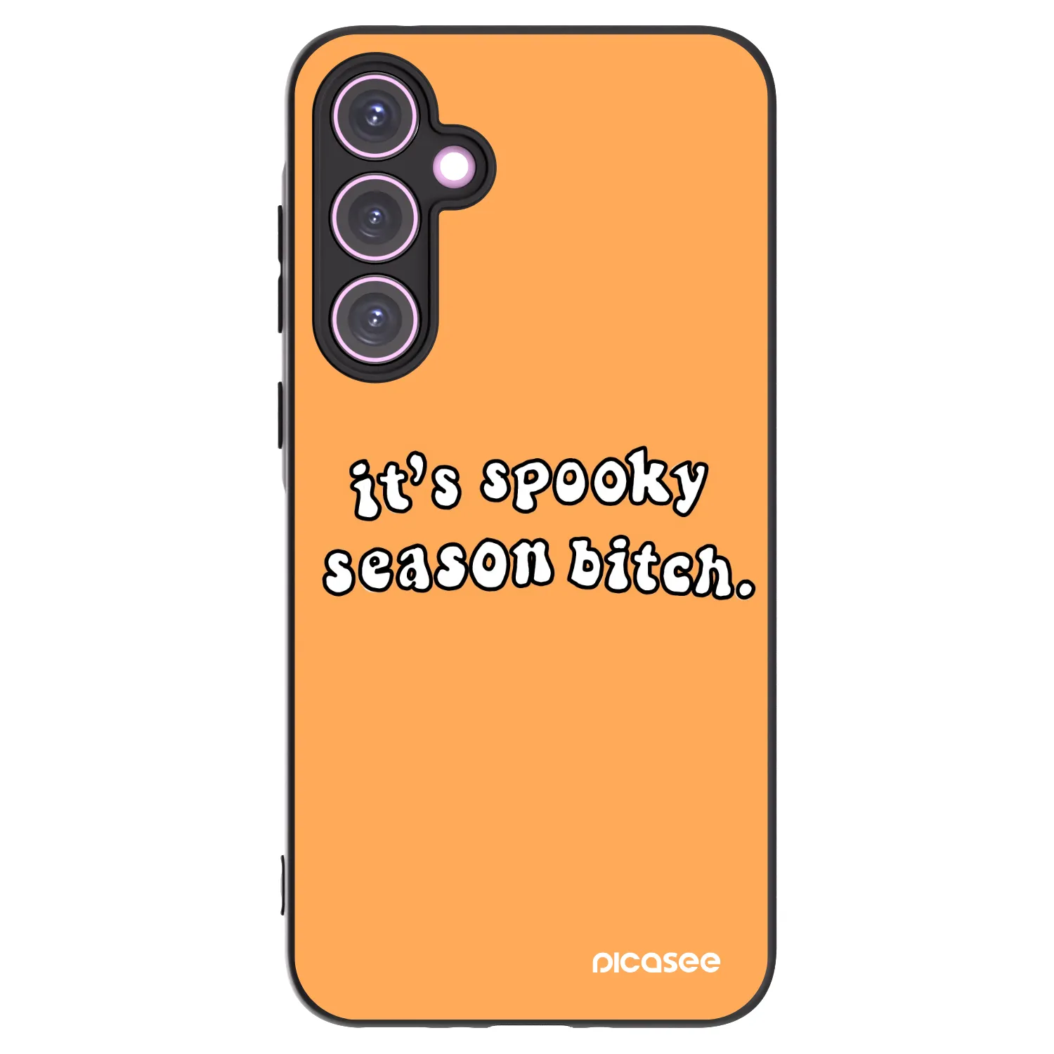 Picasee silikonski črni ovitek za Samsung Galaxy A35 5G A356B - Spooky season