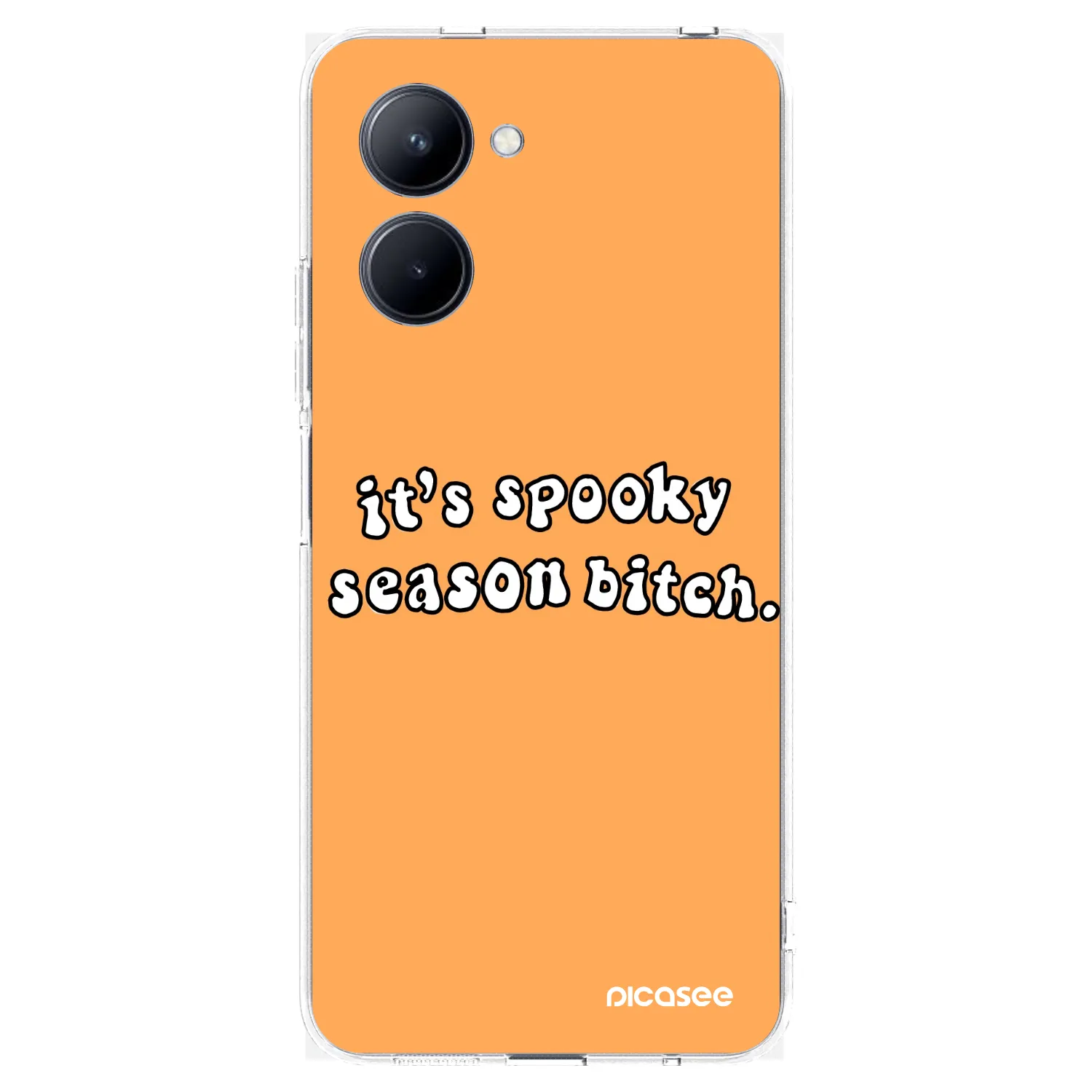 Picasee silikonski prozorni ovitek za Realme C33 (2023) - Spooky season
