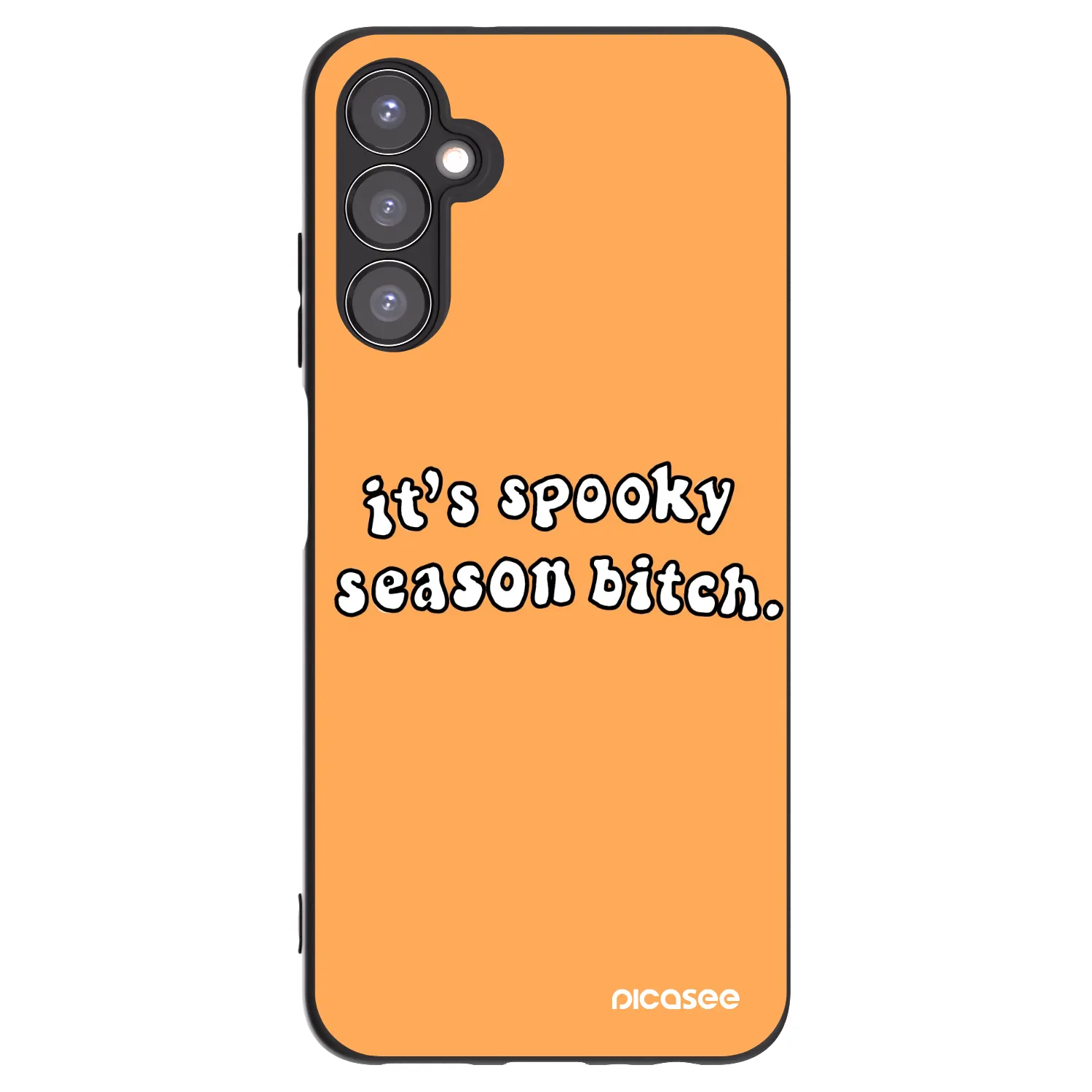 Picasee silikonski črni ovitek za Samsung Galaxy A05s A057G - Spooky season