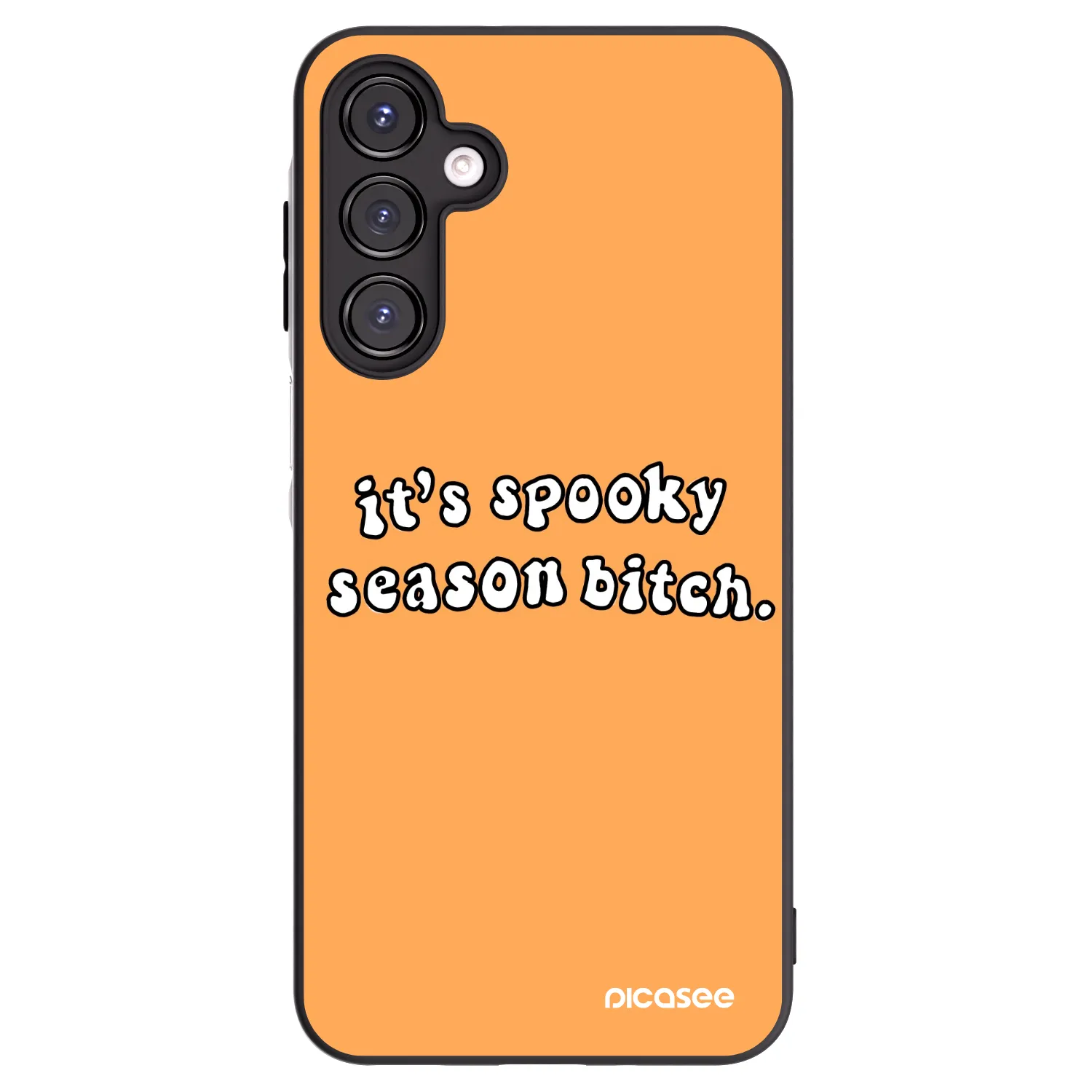 Picasee silikonski črni ovitek za Samsung Galaxy A16 5G - Spooky season