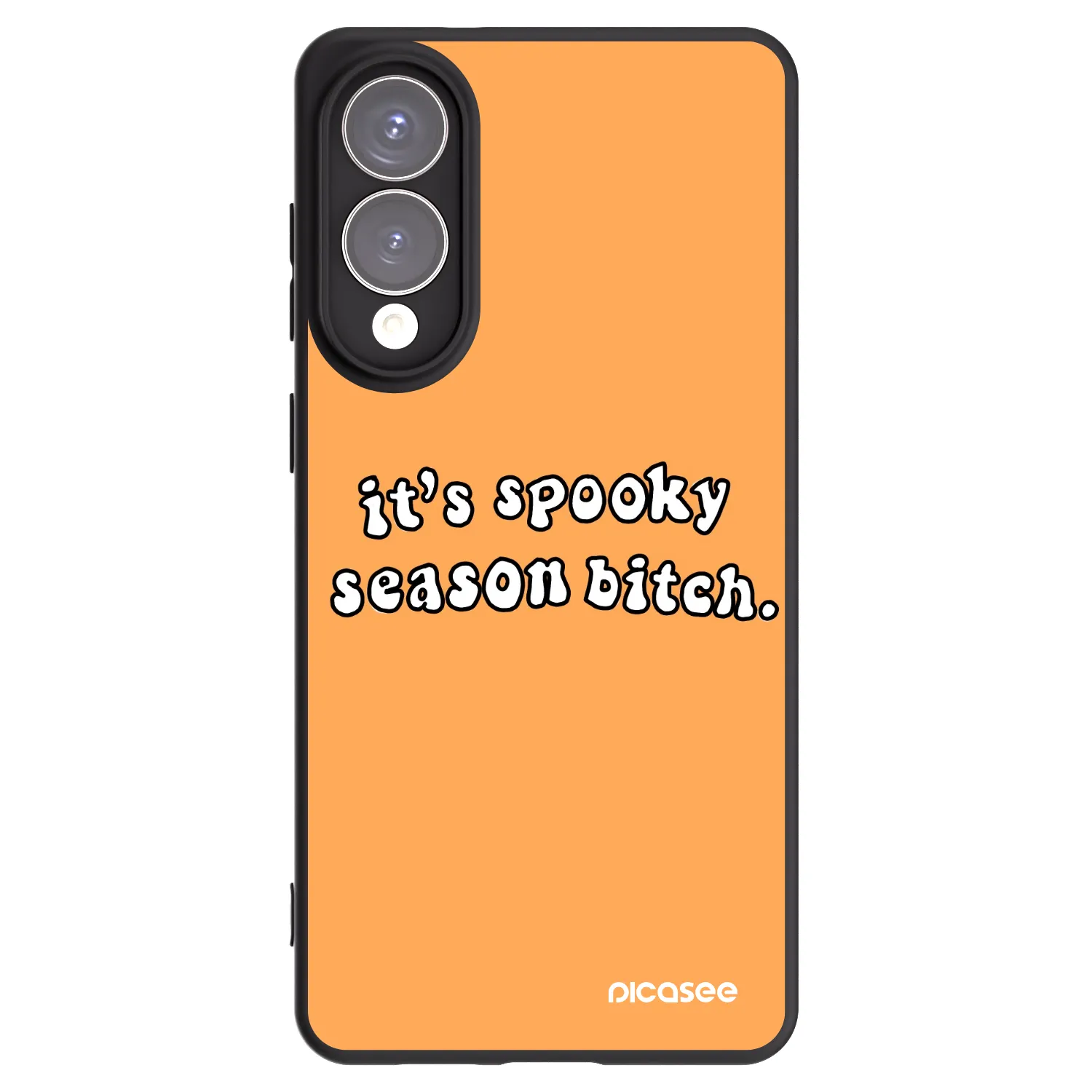 Picasee silikonski črni ovitek za Samsung Galaxy S25 Edge 5G - Spooky season