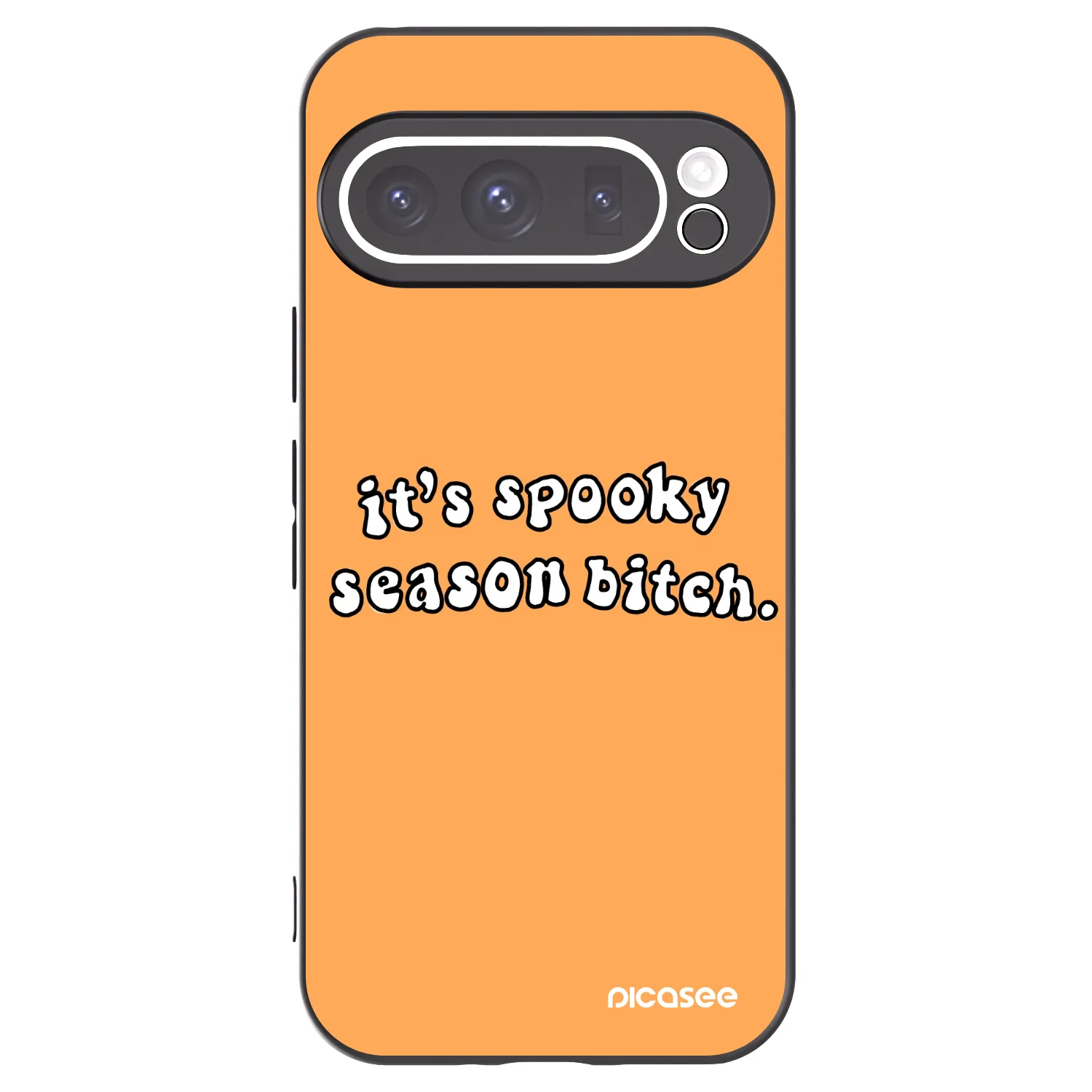 Picasee silikonski črni ovitek za Google Pixel 9 Pro - Spooky season