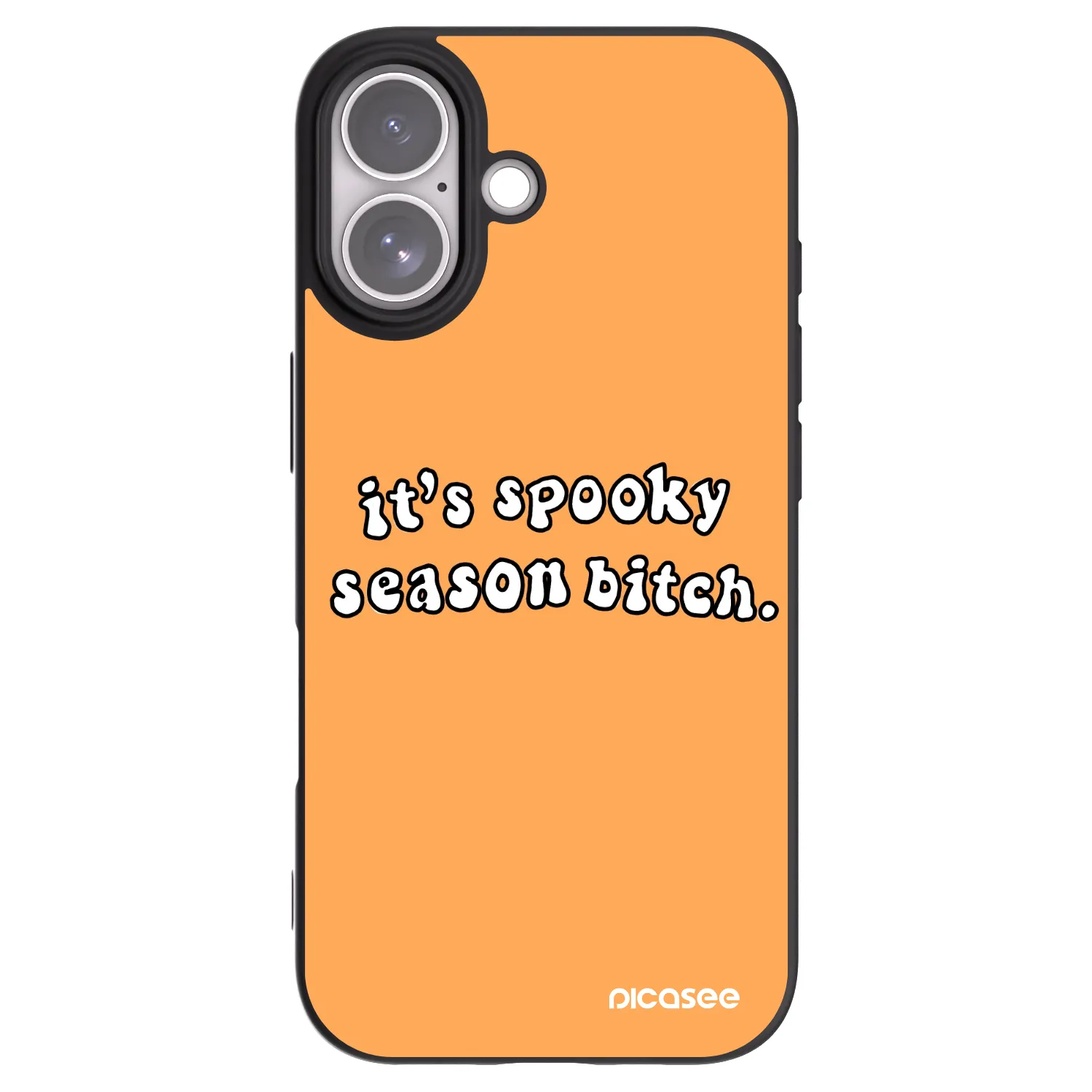 Picasee silikonski črni ovitek za Apple iPhone 17 - Spooky season