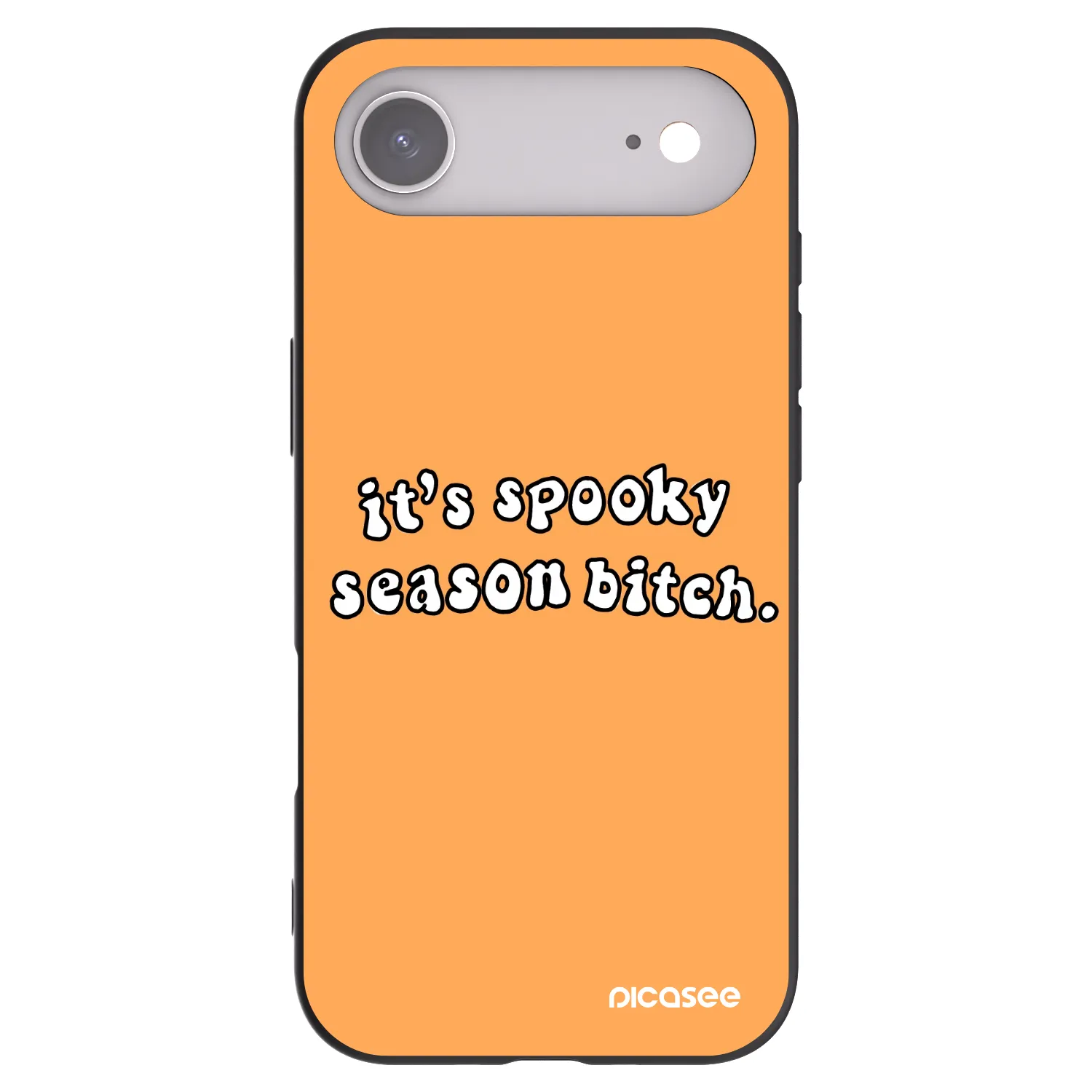 Picasee silikonski črni ovitek za Apple iPhone Air - Spooky season
