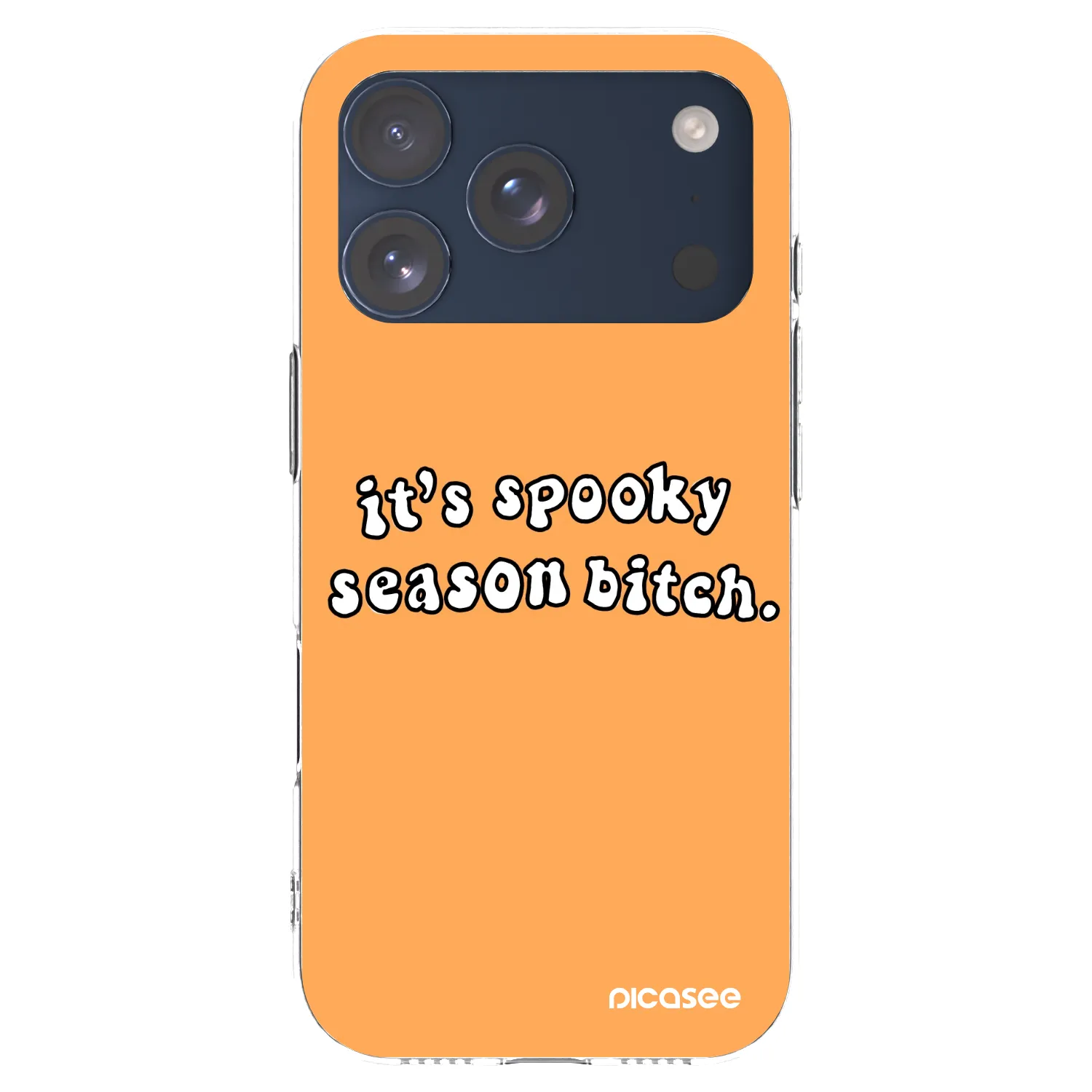 Picasee silikonski prozorni ovitek za Apple iPhone 17 Pro - Spooky season