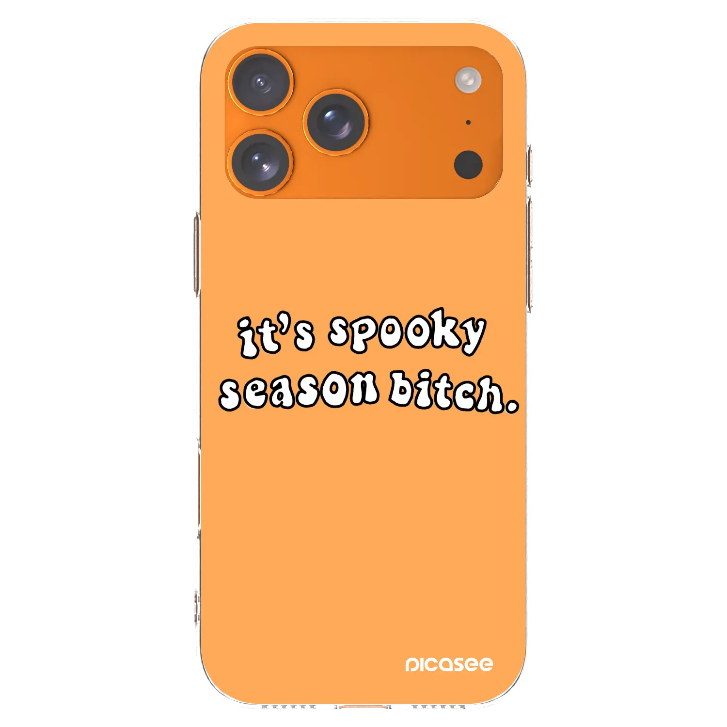 Picasee silikonski prozorni ovitek za Apple iPhone 17 Pro Max - Spooky season