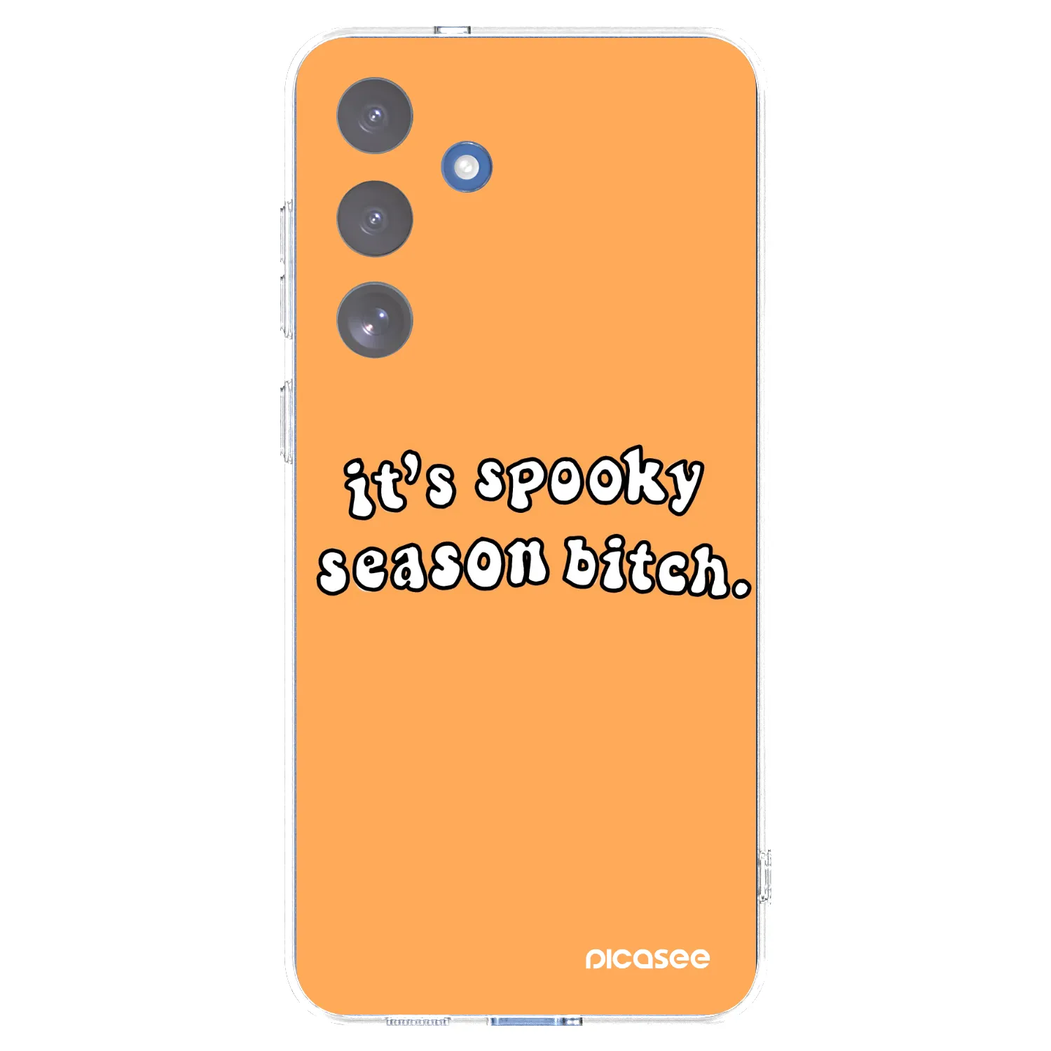 Picasee silikonski prozorni ovitek za Samsung Galaxy S25 FE 5G - Spooky season