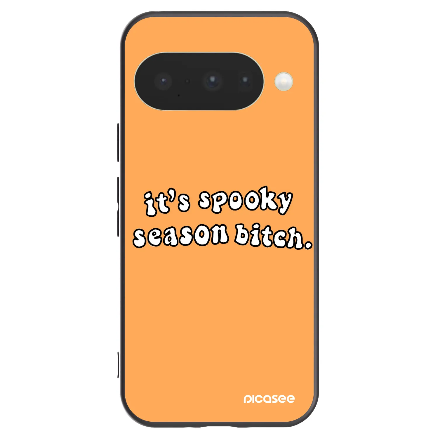 Picasee silikonski črni ovitek za Google Pixel 10 - Spooky season