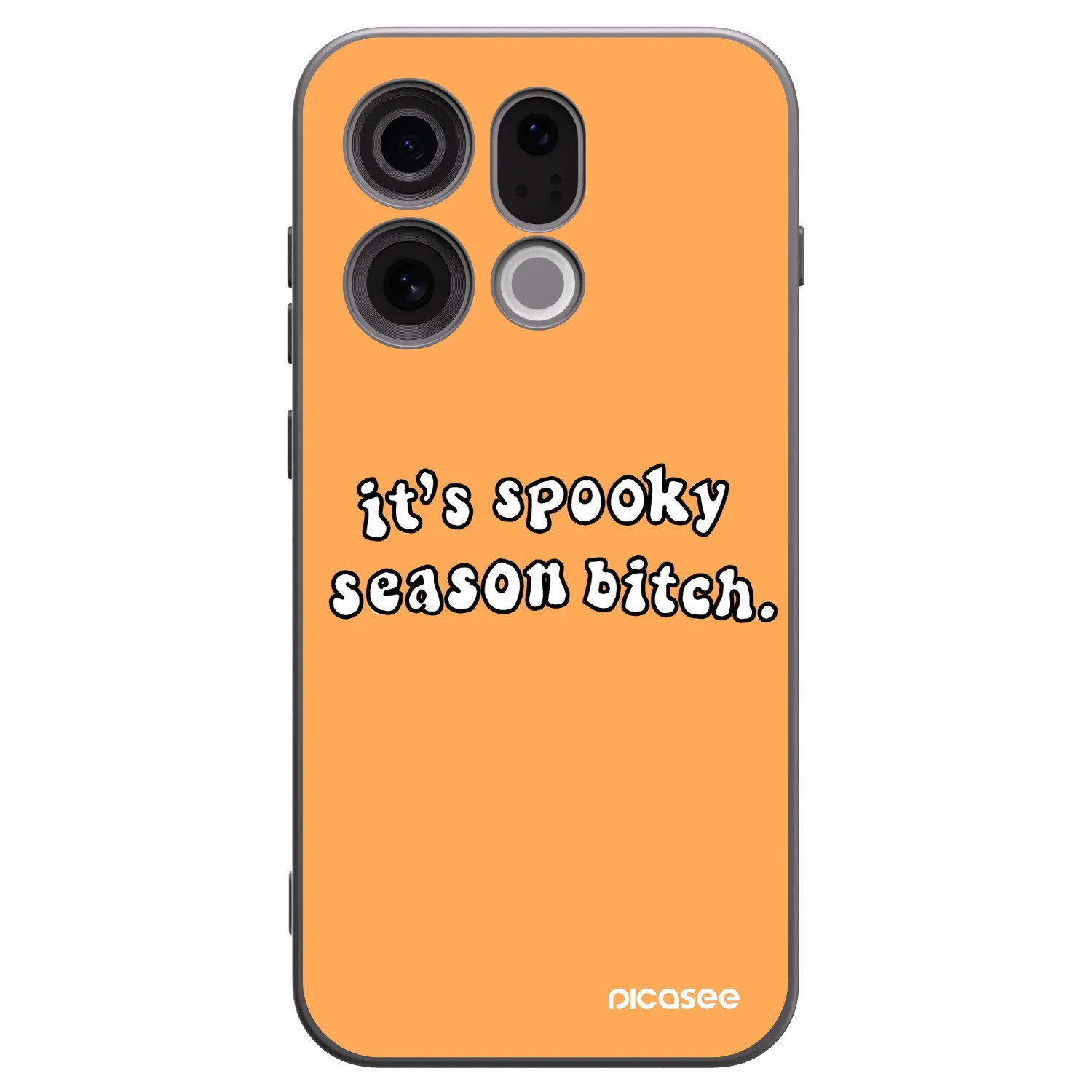 Picasee silikonski črni ovitek za OPPO Find X9 - Spooky season