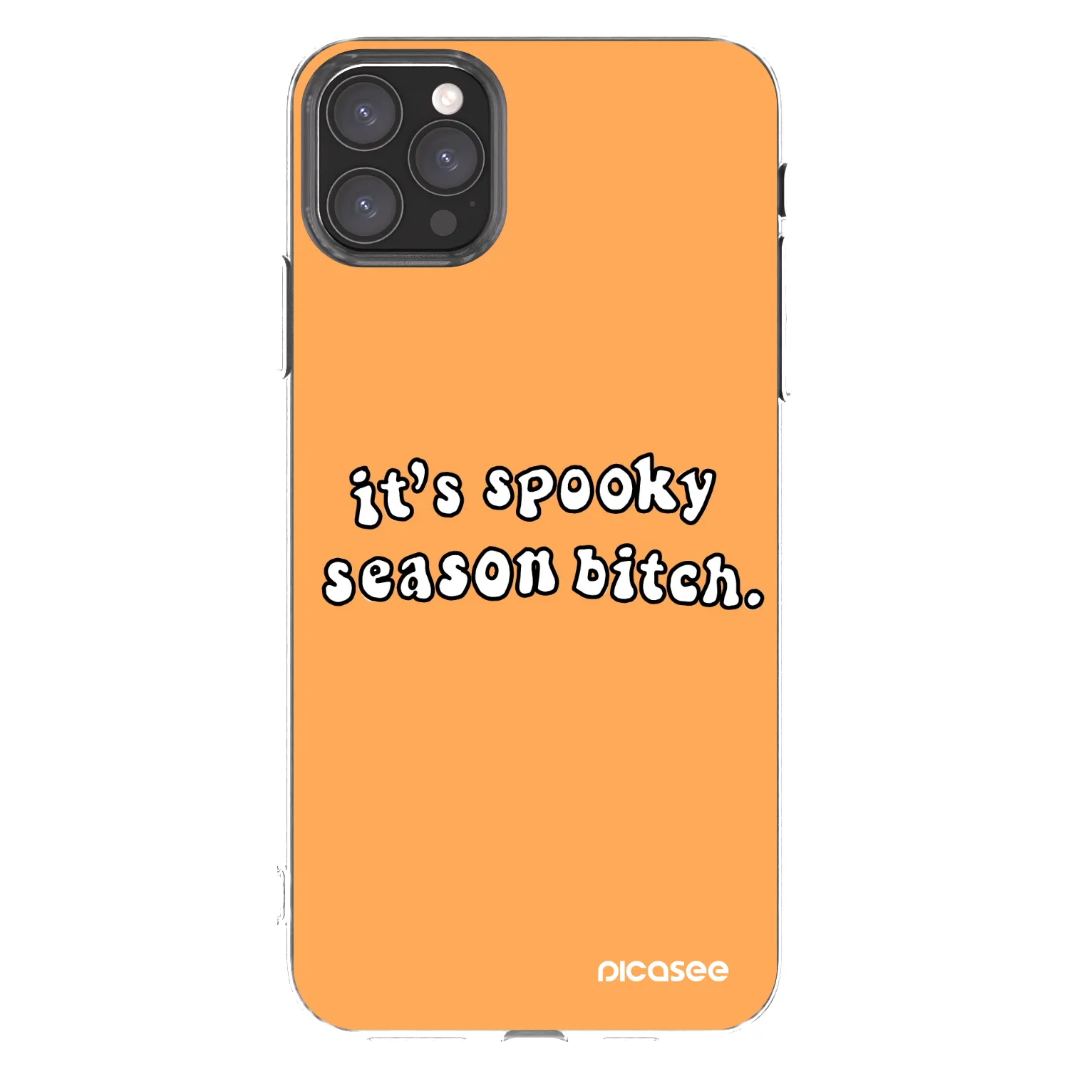 Picasee silikonski prozorni ovitek za Apple iPhone 11 Pro Max - Spooky season