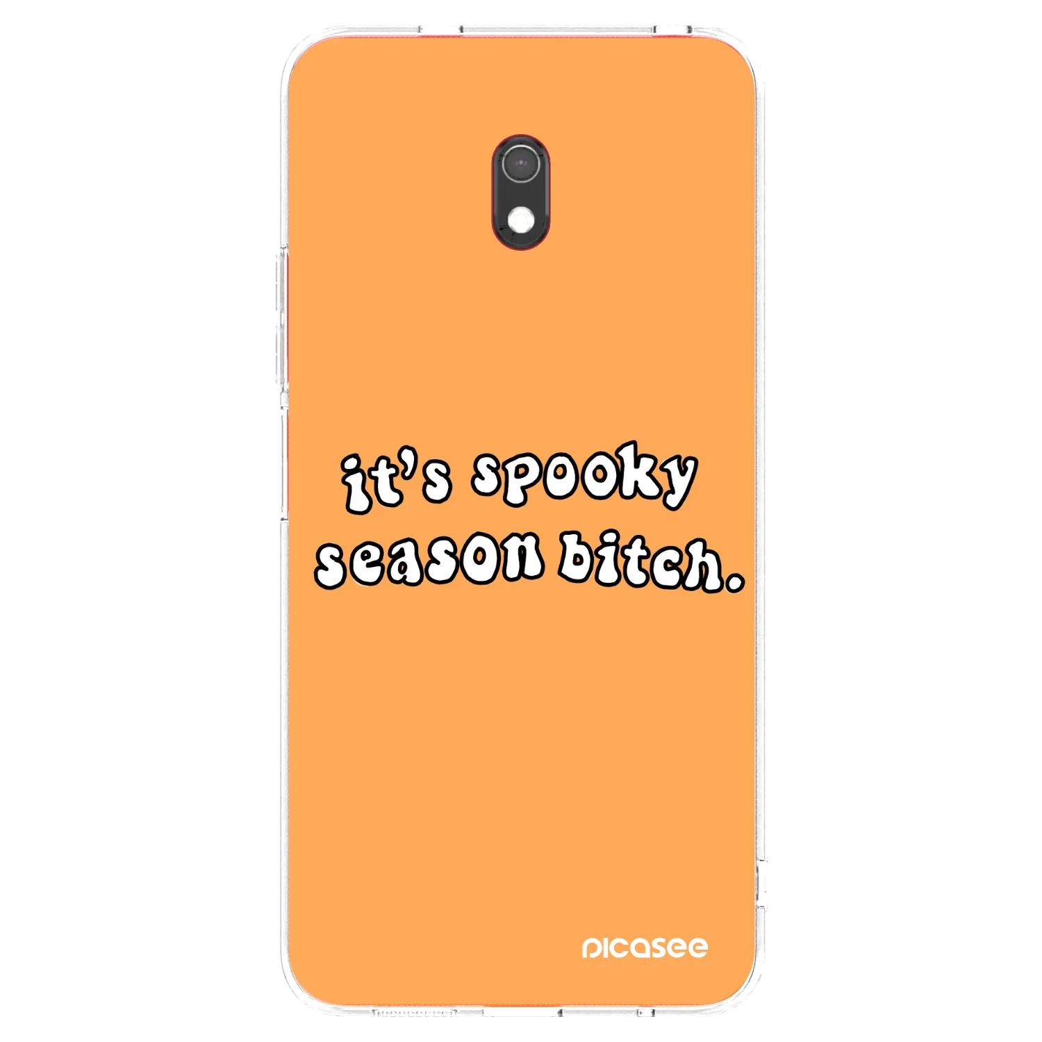 Picasee silikonski prozorni ovitek za Xiaomi Redmi 8A - Spooky season
