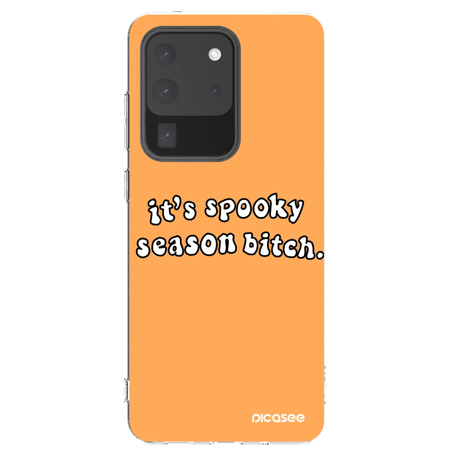 Picasee silikonski prozorni ovitek za Samsung Galaxy S20 Ultra 5G G988F - Spooky season