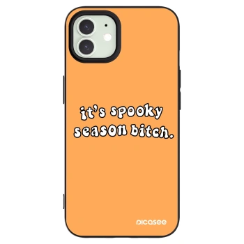 Picasee silikonski črni ovitek za Apple iPhone 12 - Spooky season