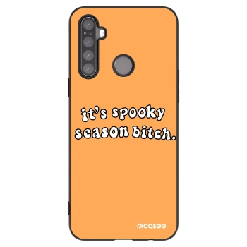 Picasee silikonski črni ovitek za Realme 6i - Spooky season