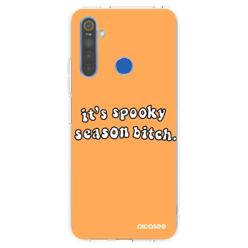 Picasee silikonski prozorni ovitek za Realme 5 - Spooky season