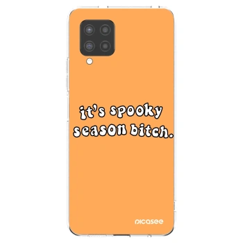 Picasee silikonski prozorni ovitek za Samsung Galaxy A42 A426B - Spooky season