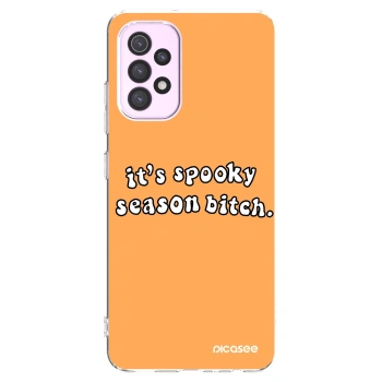 Picasee silikonski prozorni ovitek za Samsung Galaxy A32 5G A326B - Spooky season