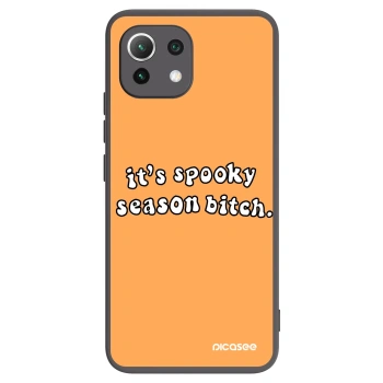 Picasee silikonski črni ovitek za Xiaomi Mi 11 Lite - Spooky season