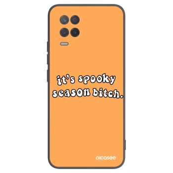 Picasee silikonski črni ovitek za Realme 8 5G - Spooky season