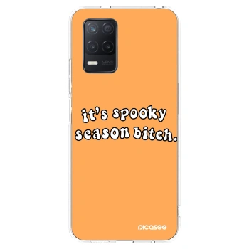 Picasee silikonski prozorni ovitek za Realme 8 5G - Spooky season