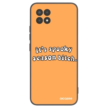 Picasee silikonski črni ovitek za Realme 8i - Spooky season