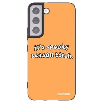 Picasee silikonski črni ovitek za Samsung Galaxy S22 5G - Spooky season