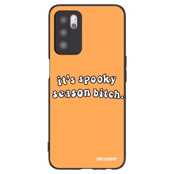 Picasee silikonski črni ovitek za OPPO A16s - Spooky season
