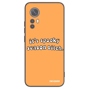 Picasee silikonski črni ovitek za Xiaomi 12X - Spooky season
