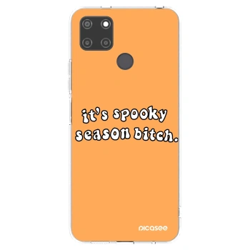 Picasee silikonski prozorni ovitek za Realme C21Y - Spooky season