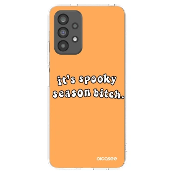 Picasee silikonski prozorni ovitek za Samsung Galaxy A73 5G - Spooky season