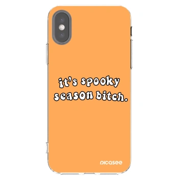 Picasee silikonski prozorni ovitek za Apple iPhone X/XS - Spooky season